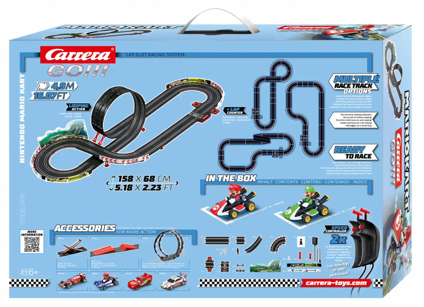 Carrera GO!!! Mario Kart™ 8 - 1:43 Slot Car Racing Set