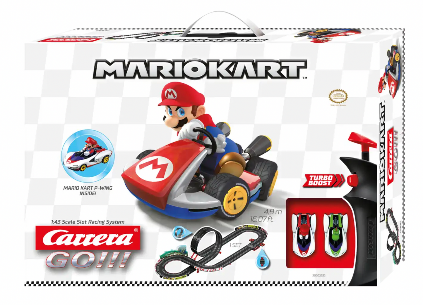 Mario kart slot racing set online