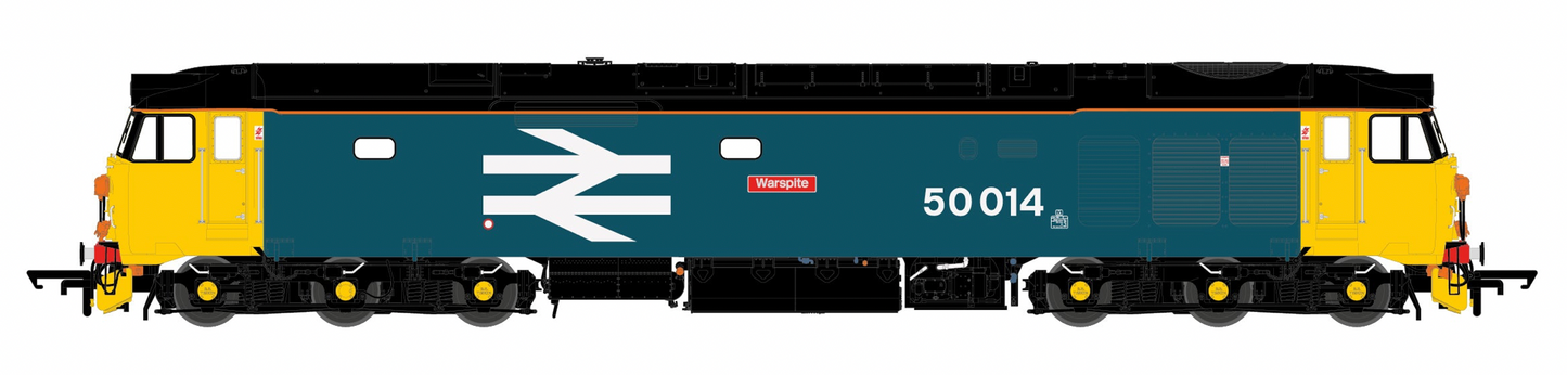 Class 50014 'Warspite' BR Blue Large Logo (w/Black Roof) Diesel Locomotive