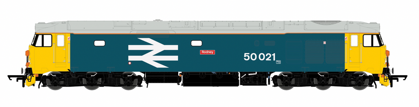 Class 50021 'Rodney' BR Blue Large Logo Diesel Locomotive