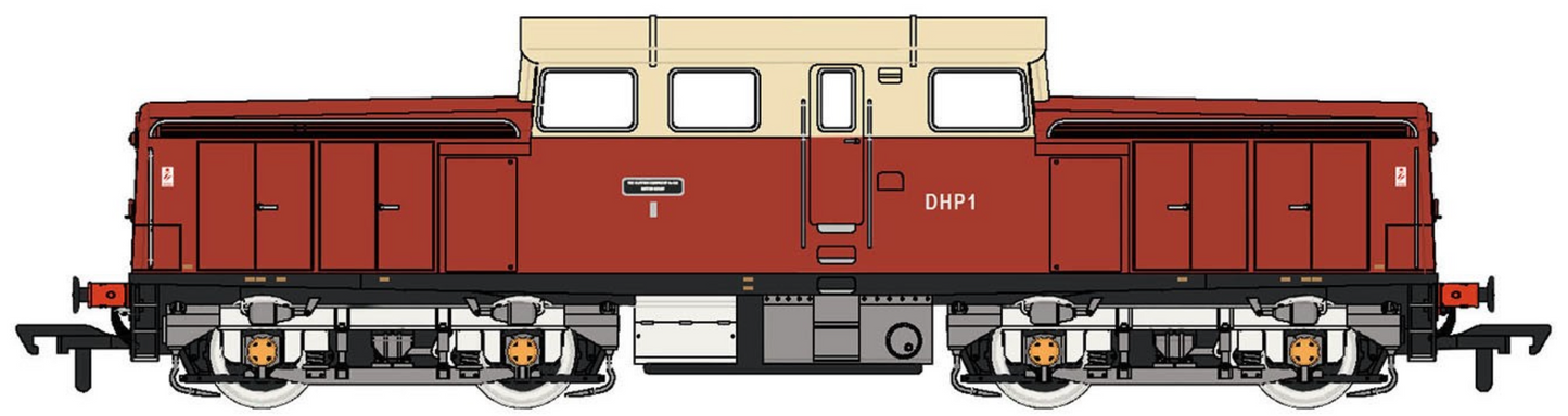 Clayton DHP1 Prototype Red Diesel Locomotive - DCC Sound