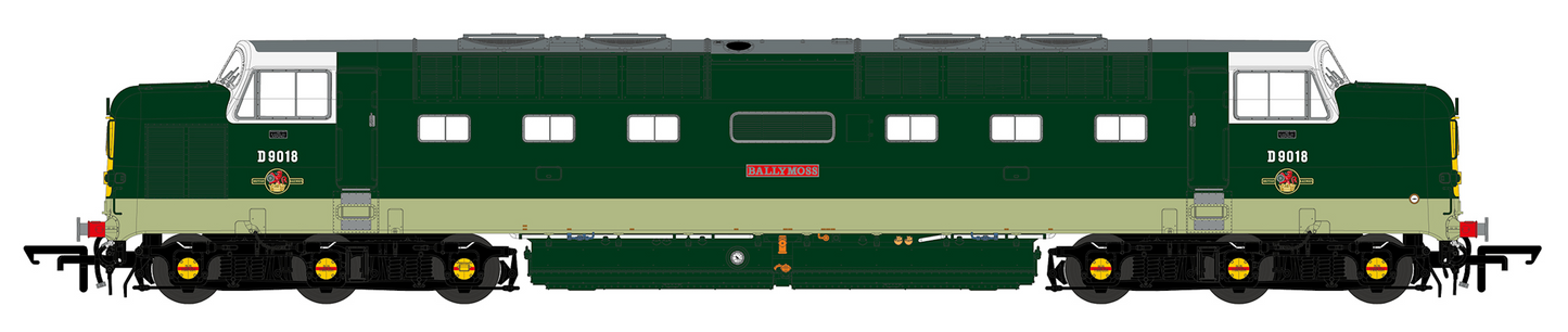 Class 55 Deltic 'Ballymoss' D9018 BR Green Diesel Locomotive (DCC Sound)