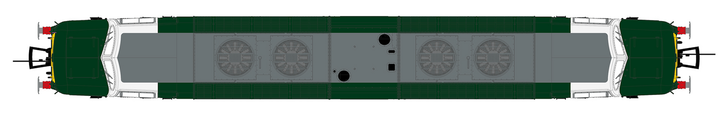 Class 55 Deltic 'Ballymoss' D9018 BR Green Diesel Locomotive (DCC Sound)