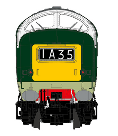 Class 55 Deltic 'Ballymoss' D9018 BR Green Diesel Locomotive (DCC Sound)