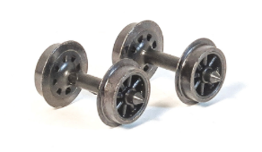 Packs of 8 axles spoked wheels