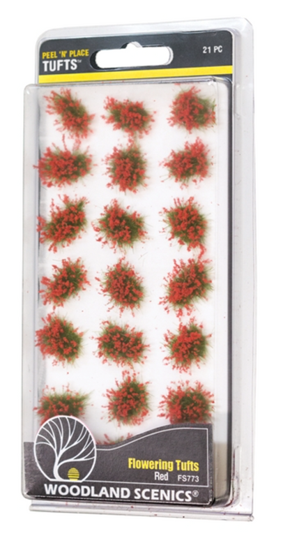 Peel ‘n’ Place Red Flowering Tufts