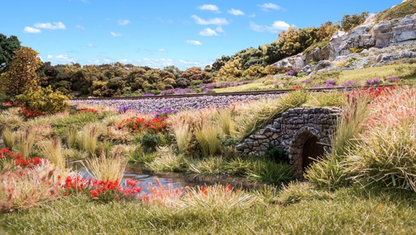 FS773 Peel ‘n’ Place Red Flowering Tufts