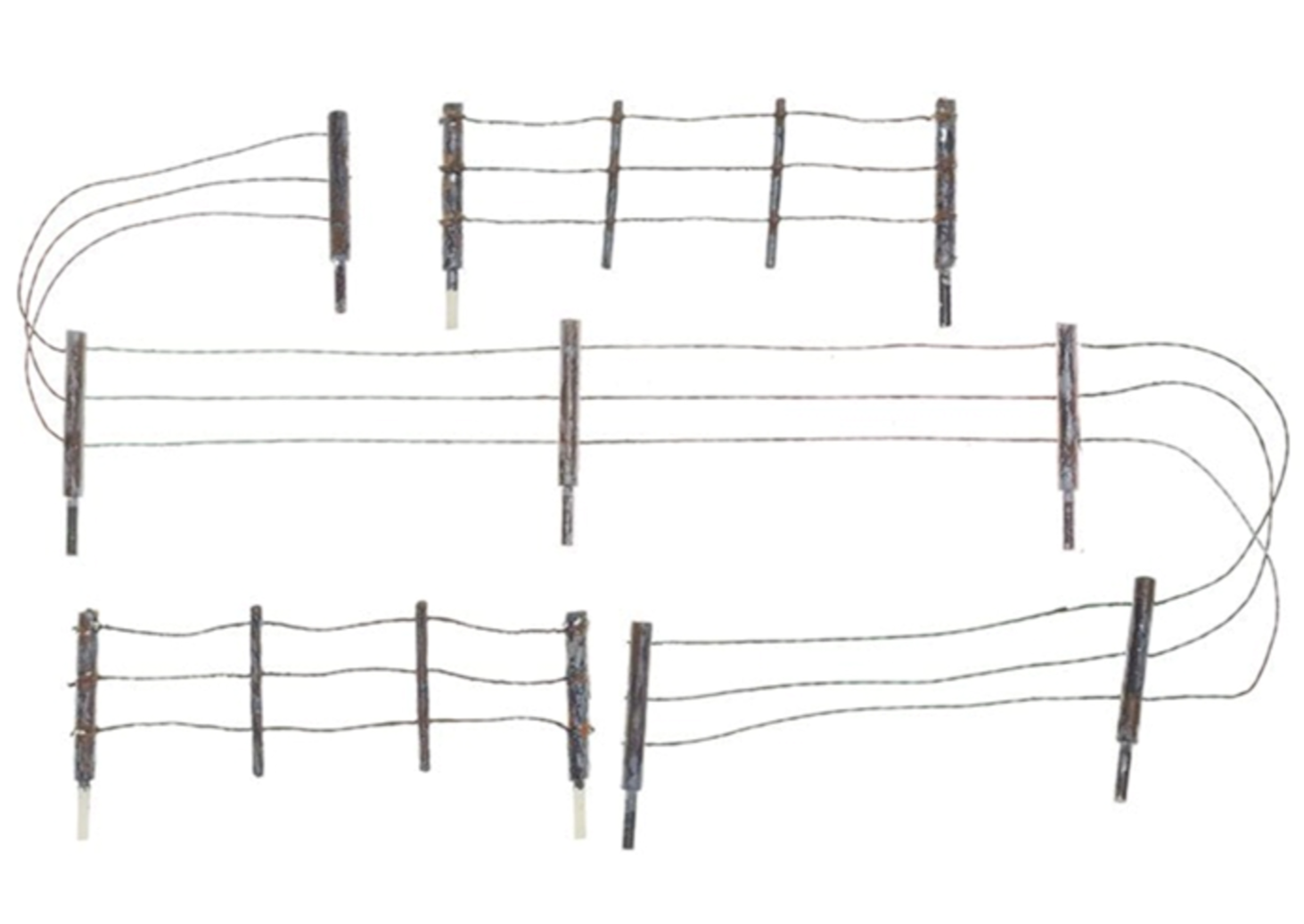 OO/HO Barbed Wire Fence