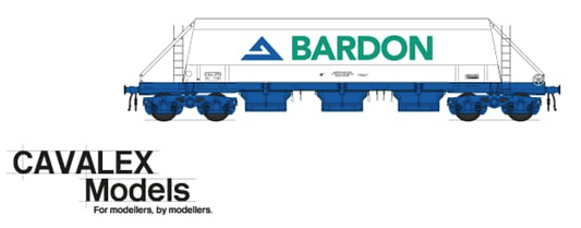 Bardon Aggregates (White and Blue) PHA/JGA Hopper Wagon (Single)