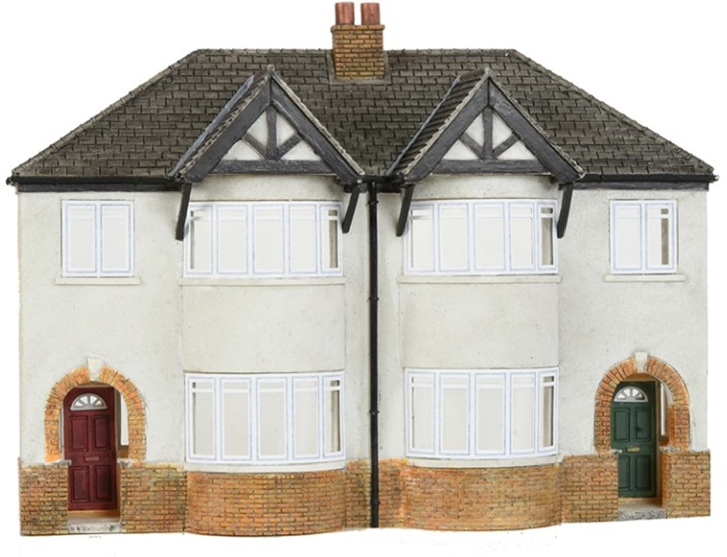 Low Relief 1930s Semi Detached Houses