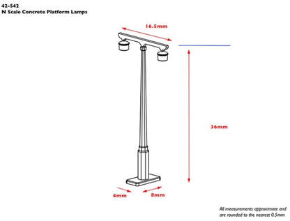 Concrete Platform Lamps (4)