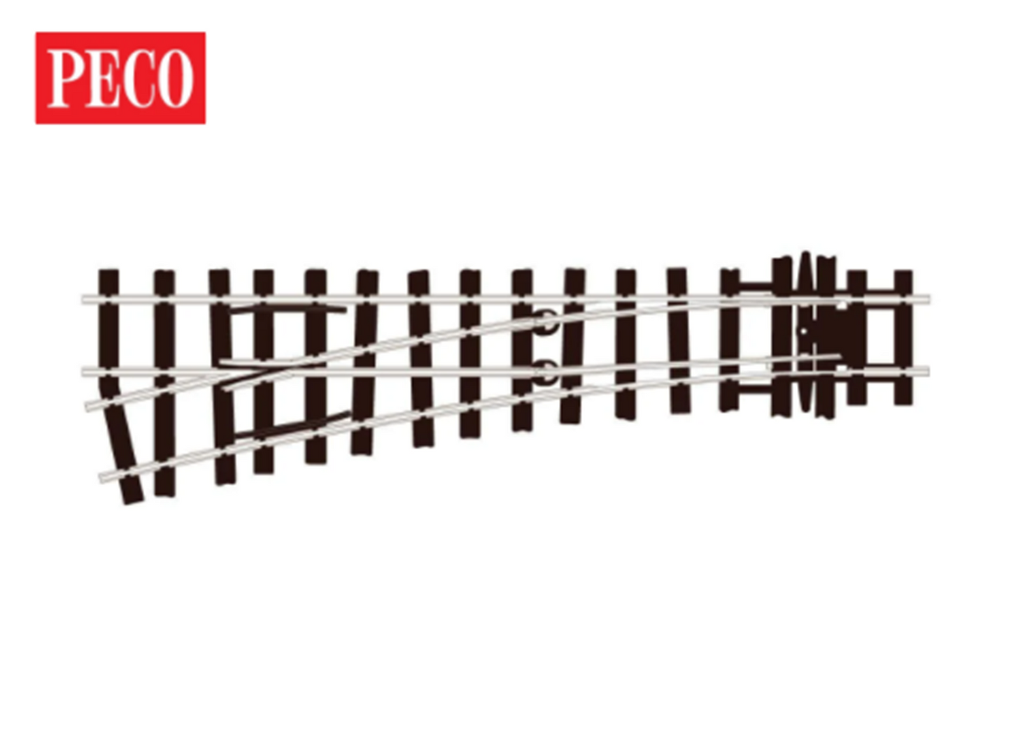 O-16.5 Streamline Medium Radius L/H Turnout