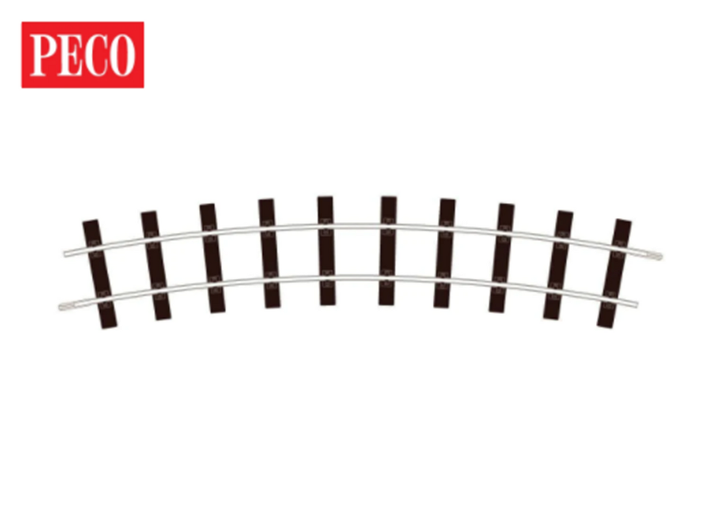 Peco ST607 Code 200 - Setrack SM-32 2nd Radius Standard Curve – Rails