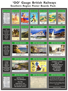 British Railways Southern Region Poster Boards Pack 1