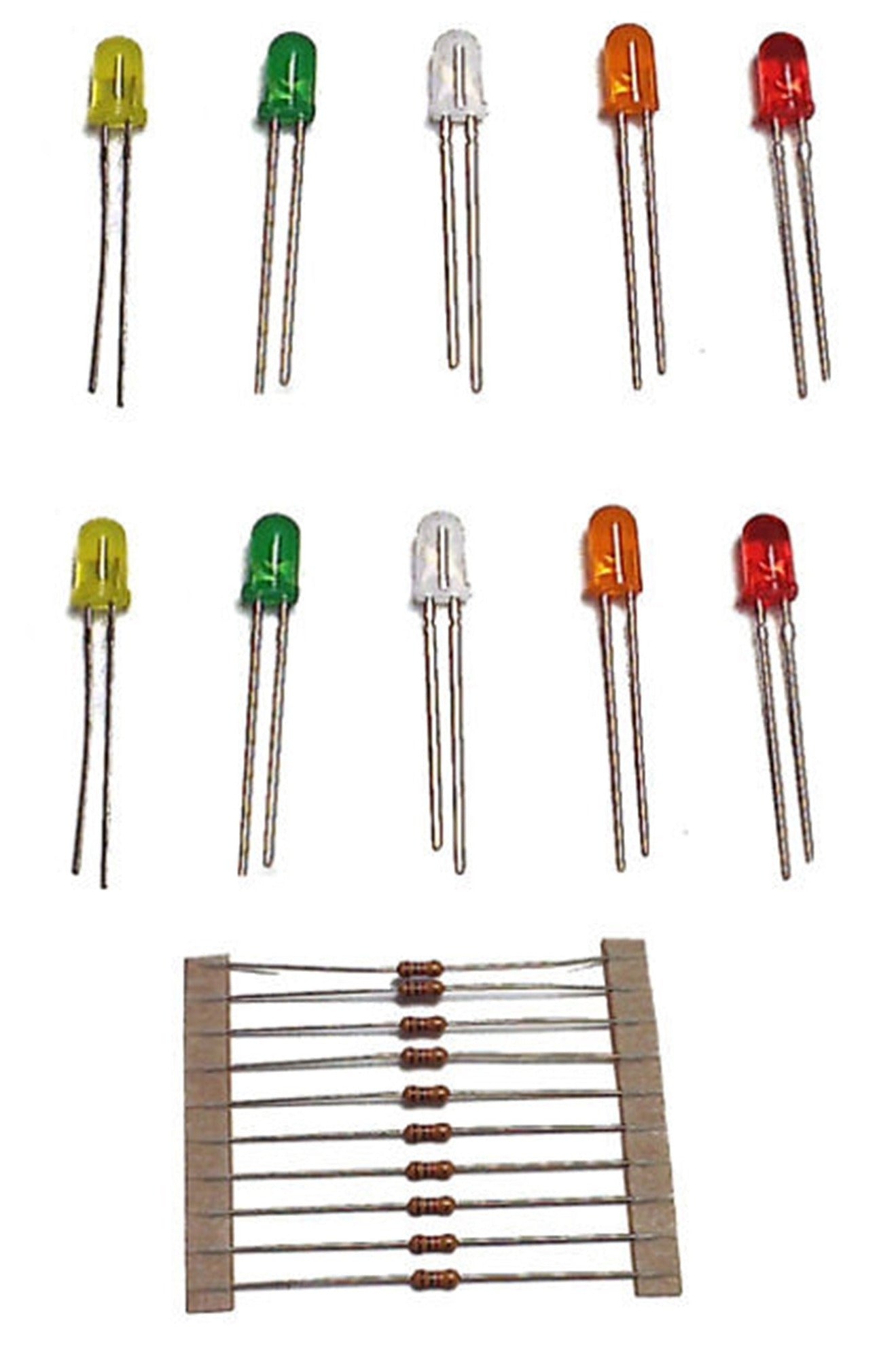 LED Pack 5mm Assorted (10)