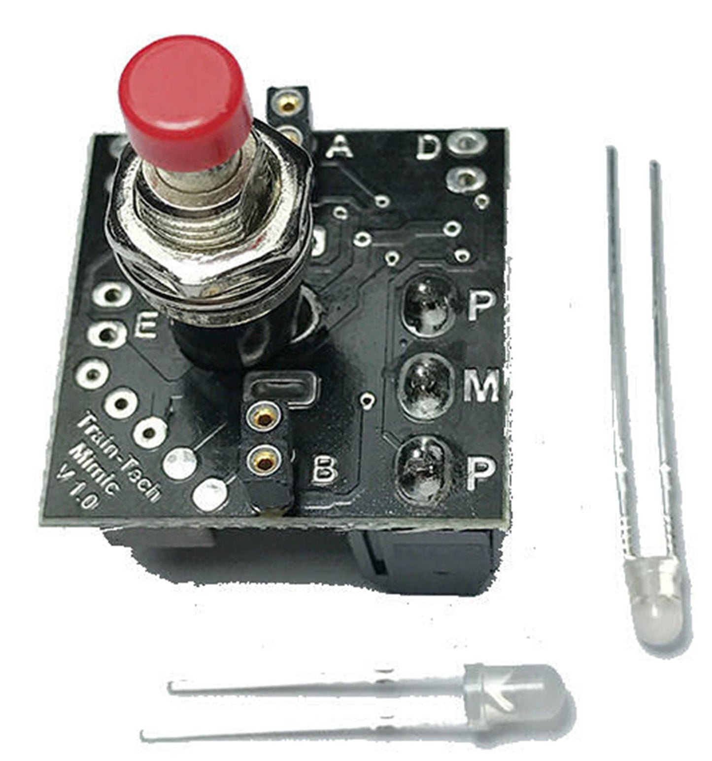 Mimic With Push Buttom Switch/Plug In LEDs