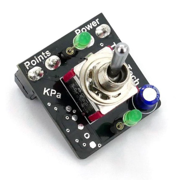 Point Switch Control Panel Train Tech TTPMS2 Point Motor Switch For 2 Wire Point Motors – Rails