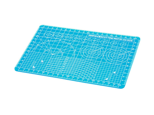 Craft Tool Series No.142  Tamiya Cutting Mat a (A5 Size/Blue)