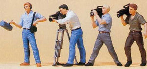 Television Crew (4) Figure Set