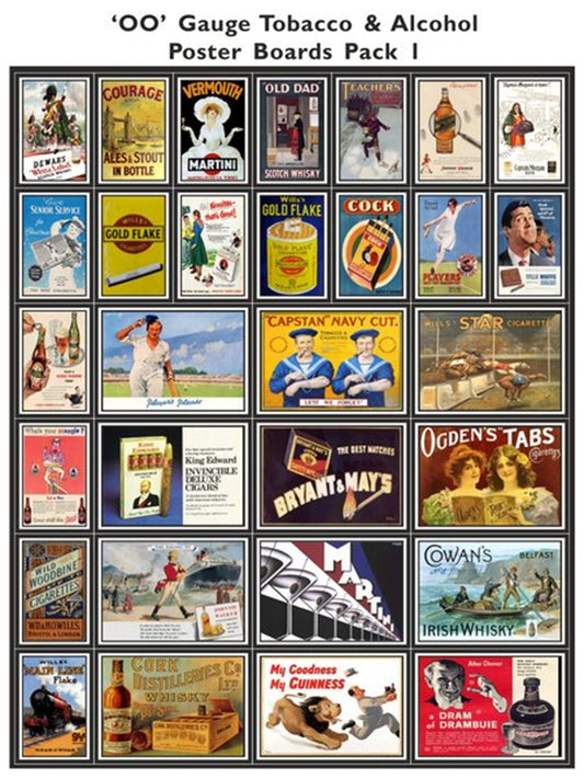 Tobacco & Alcohol Poster Boards Pack 1