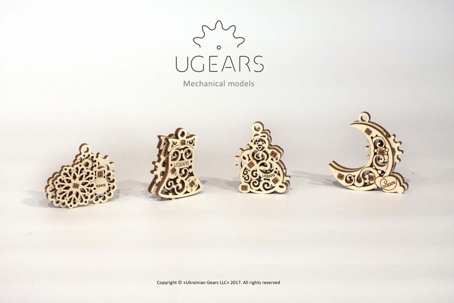 UGEARS UG70042 U-Fidgets-Gearsmas Mechanical Model Kit – Rails