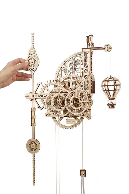 Aero Clock - Wall clock with pendulum Mechanical Model Kit