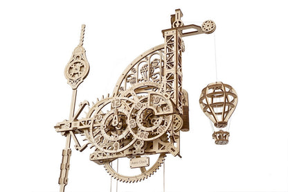 Aero Clock mechanical model kit. Wall clock with pendulum