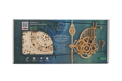 Aero Clock - Wall clock with pendulum Mechanical Model Kit