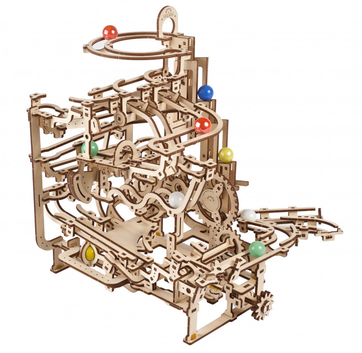 Marble Run Tiered Hoist Mechanical Model Kit