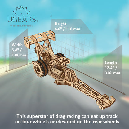 Top Fuel Dragster Mechanical Model Kit