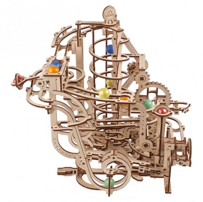 MARBLE RUN SPIRAL HOIST Mechanical Model Kit