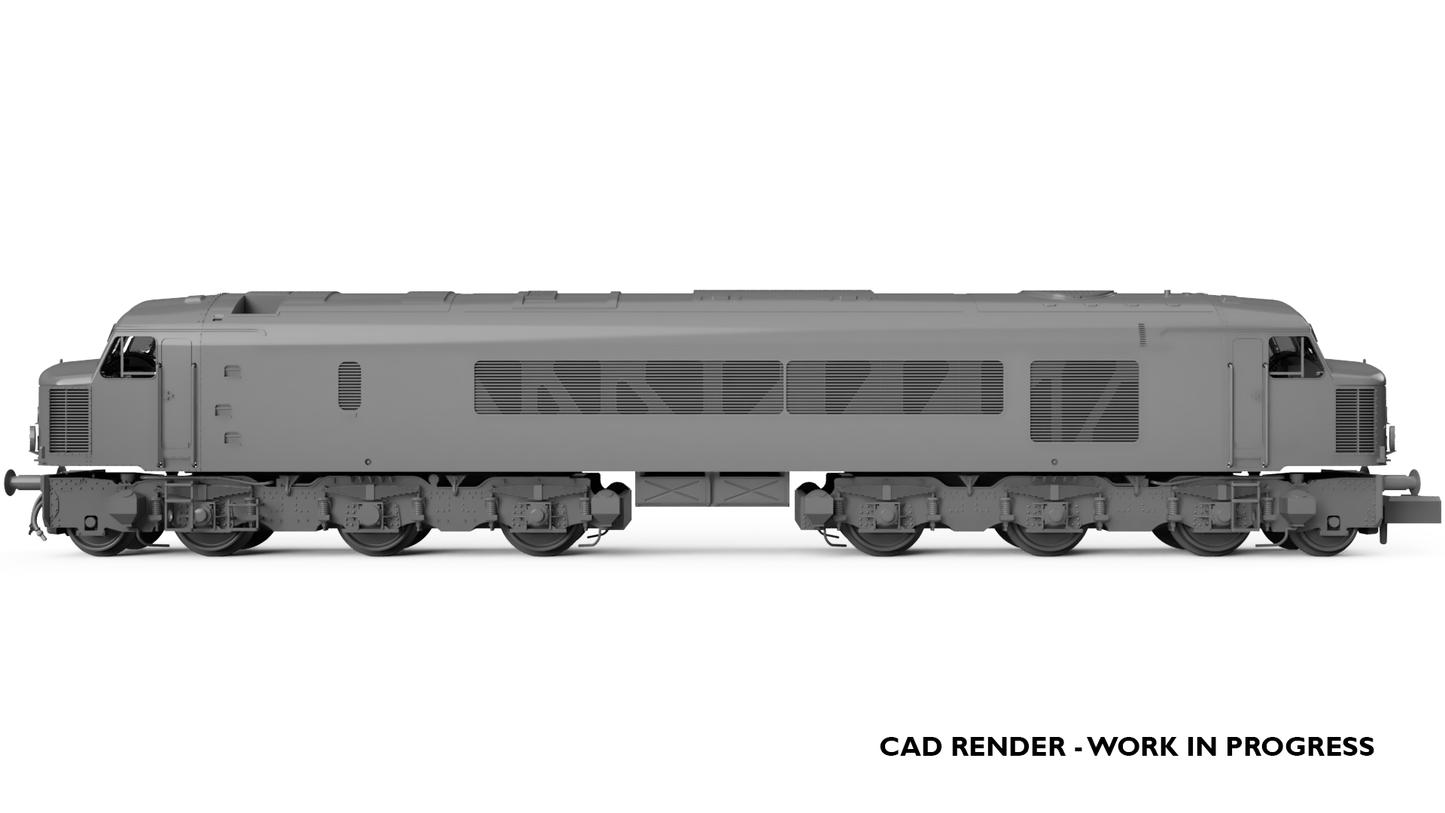 Class 44 D1 "Scafell Pike" Plain BR Green Diesel Locomotive