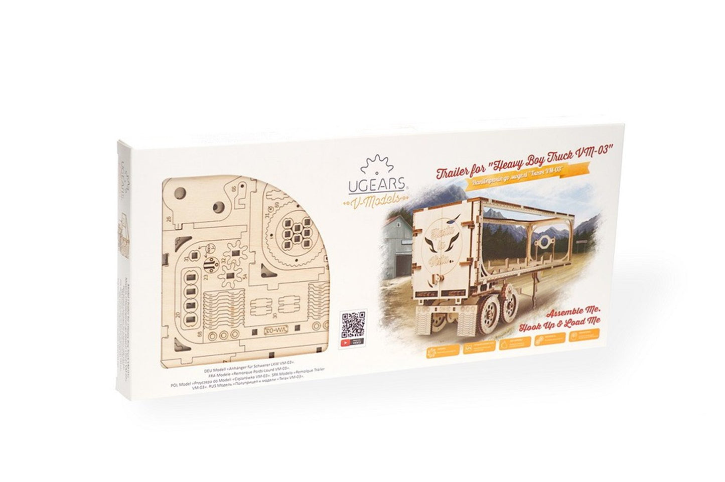 Trailer for Heavy Boy Truck VM-03 Mechanical Model Kit