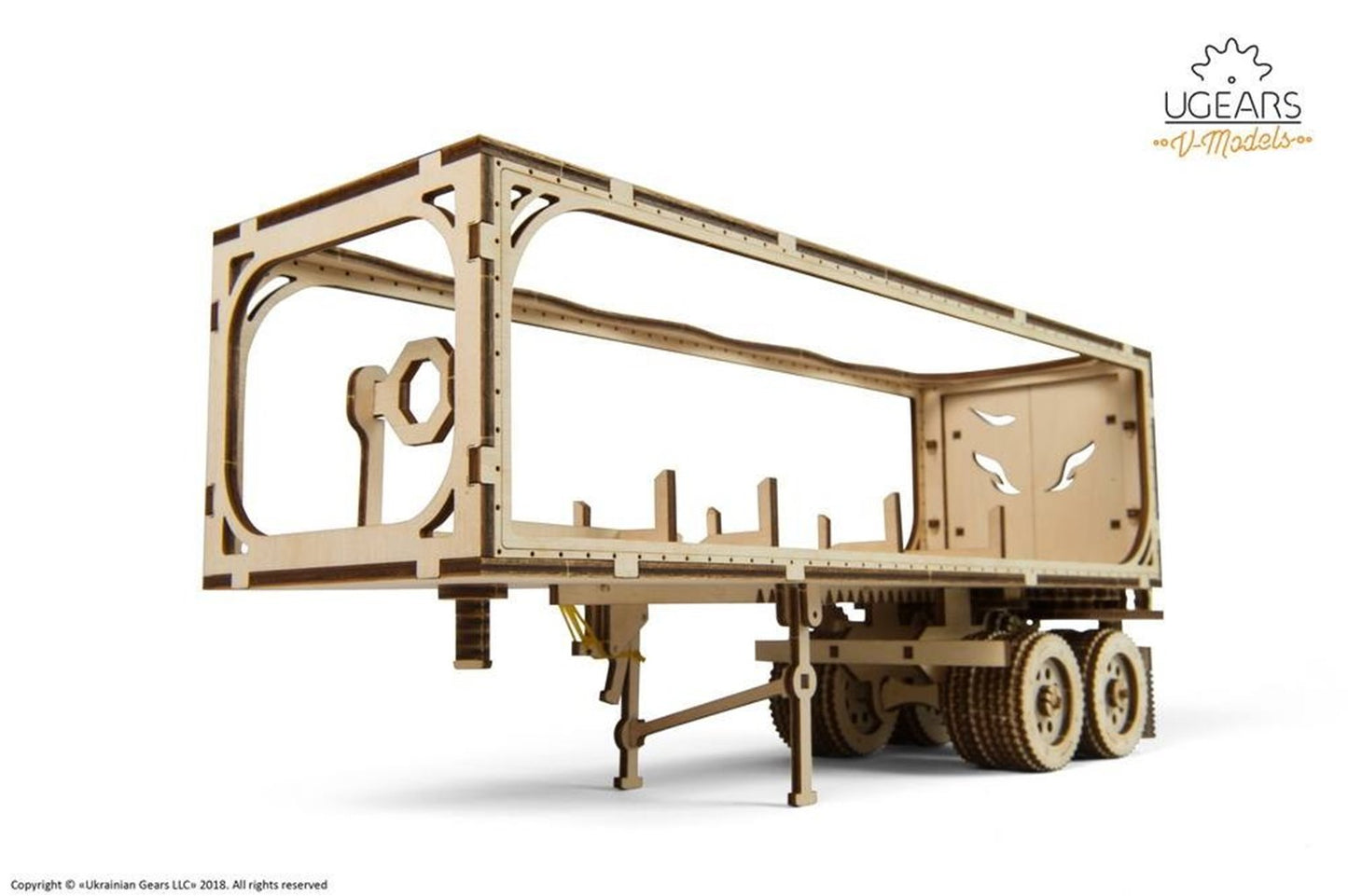 Trailer for Heavy Boy Truck VM-03 Mechanical Model Kit