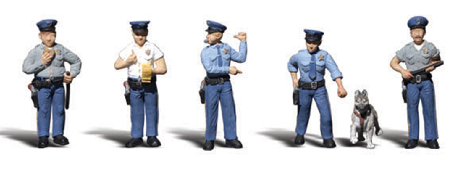 Scenic Accents - Policemen - HO Scale