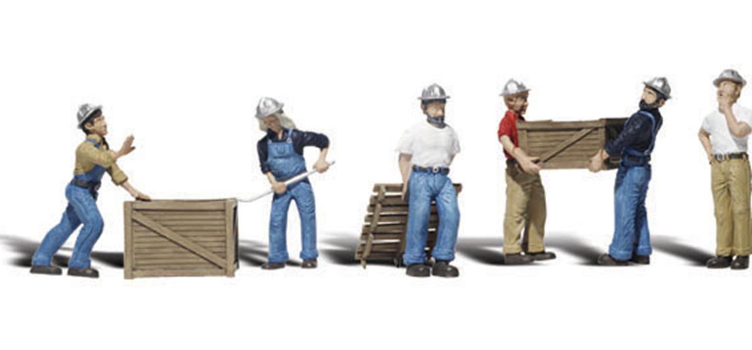 Scenic Accents - Dock Workers - HO Scale