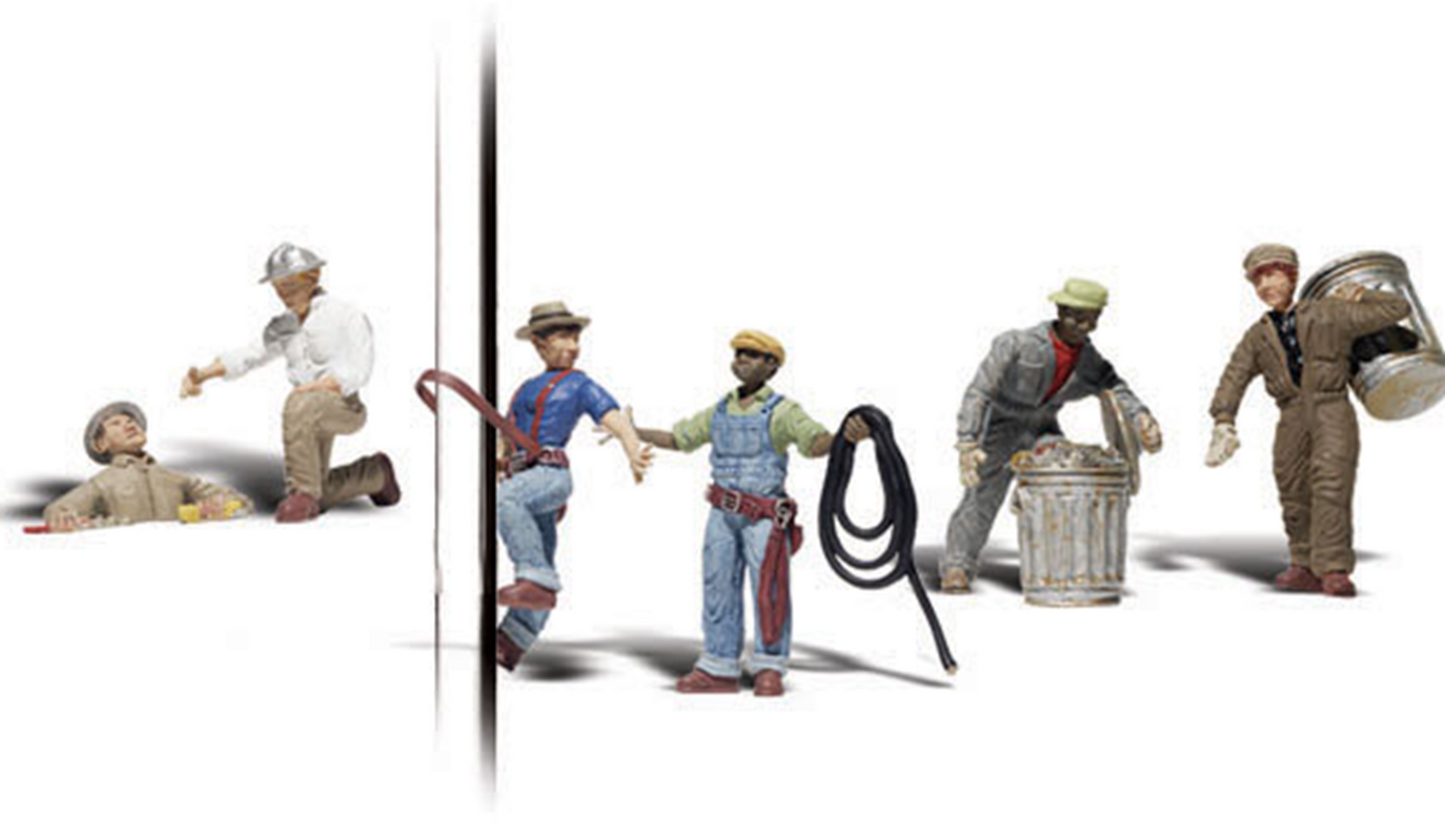 Scenic Accents - City Workers - HO Scale