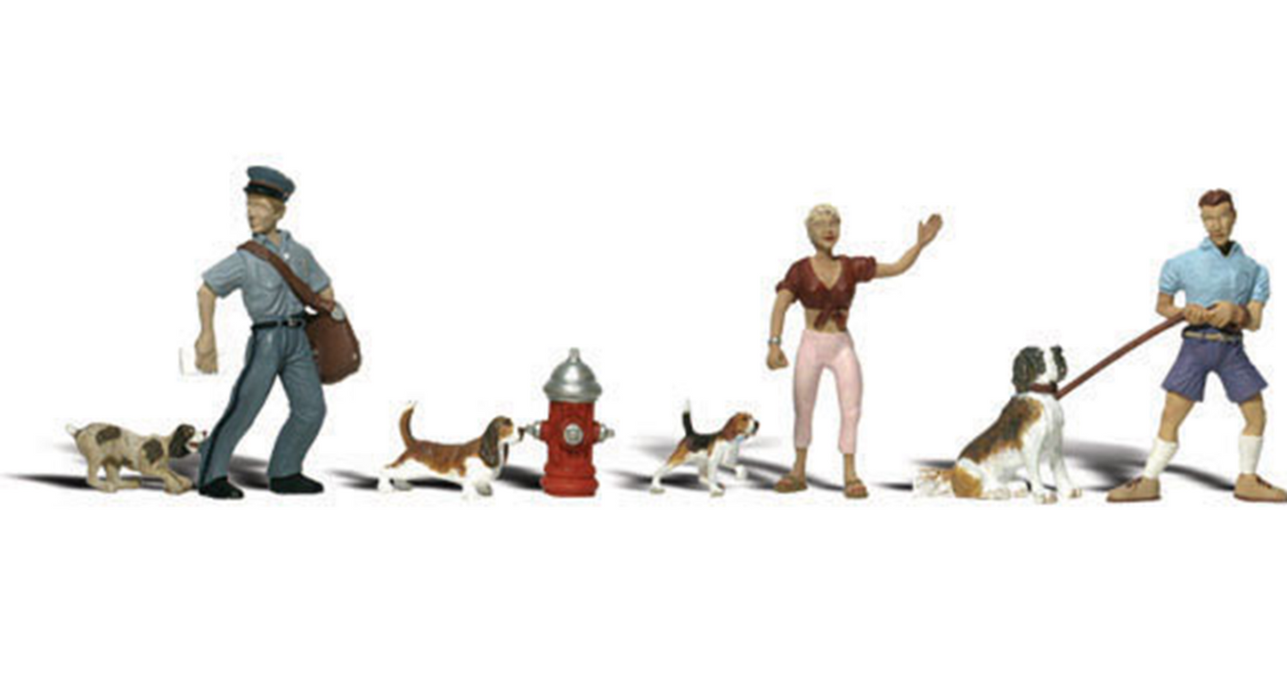 Scenic Accents - People and Pets - HO Scale