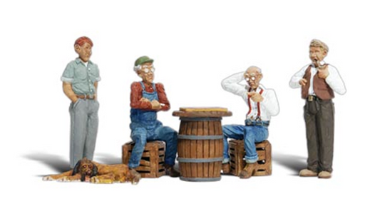 Scenic Accents - Checker Players - HO Scale