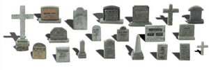 Scenic Accents - Tombstones - HO Scale