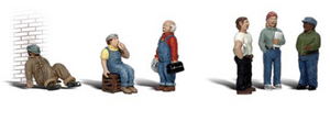 Scenic Accents - Factory Workers - HO Scale