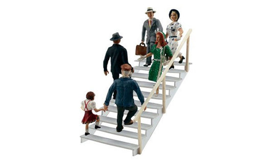 Scenic Accents - Taking the Stairs - HO Scale