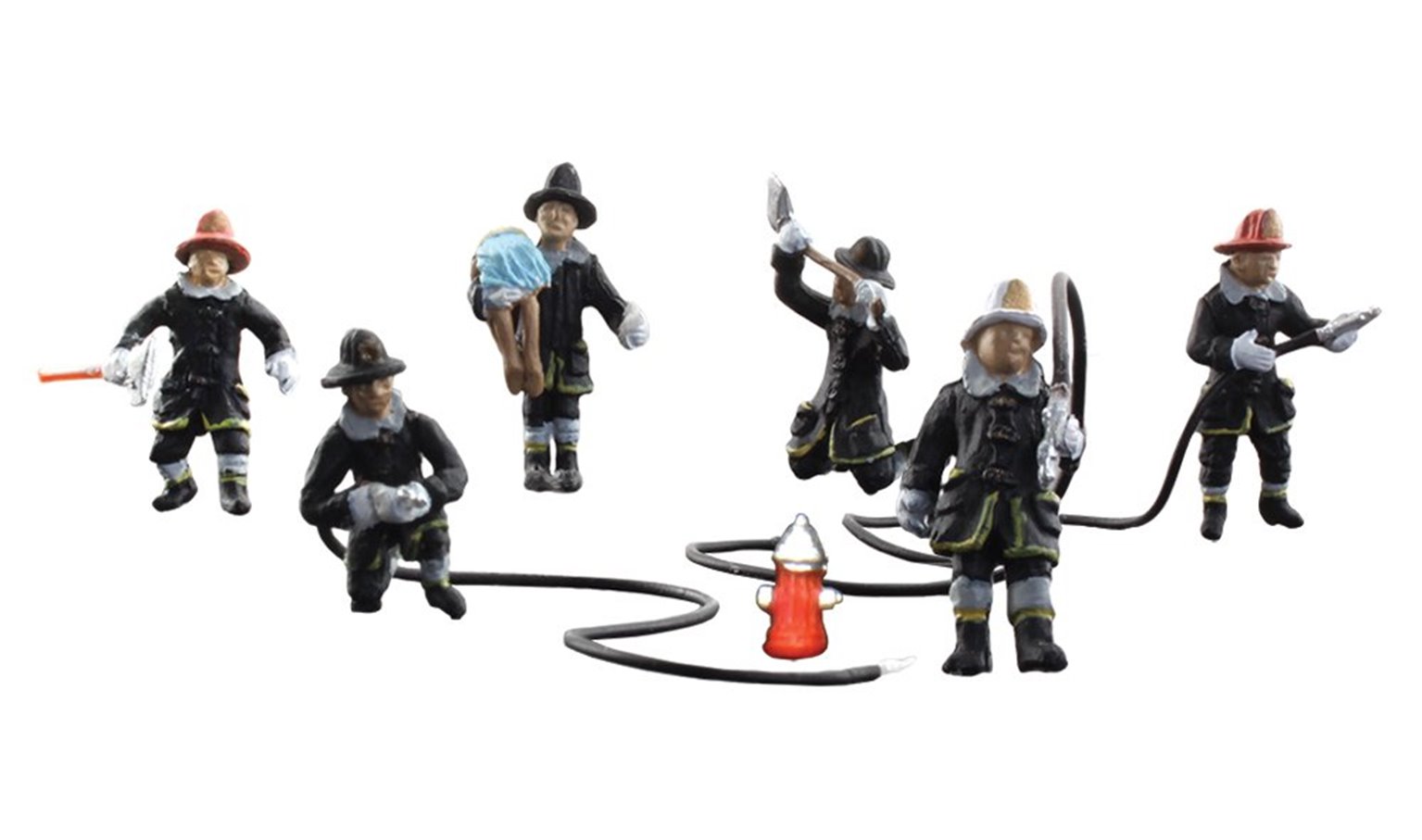 Scenic Accents - Rescue Firefighters - HO Scale