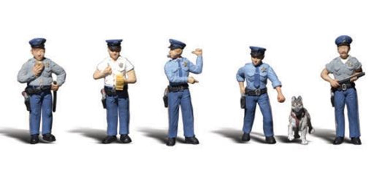 Woodland Scenics WA2122 N Gauge Figures - Policemen