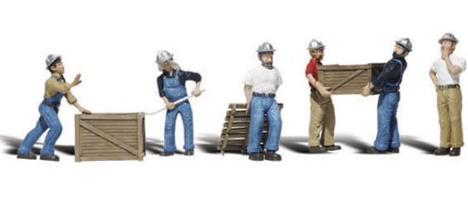 Woodland Scenics WA2123 N Gauge Figures - Dock Workers