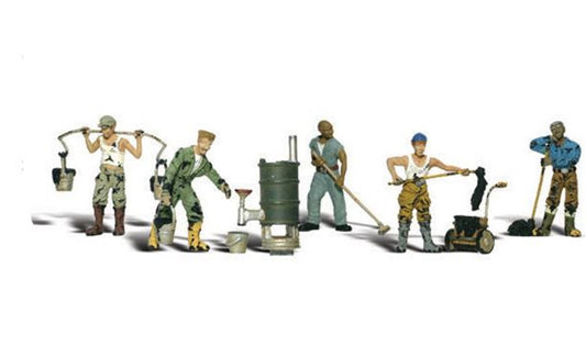 Woodland Scenics WA2128 N Gauge Figures - Roofers