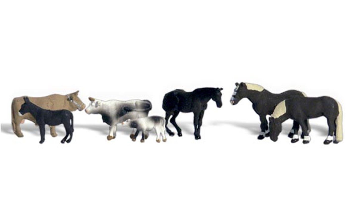 Woodland Scenics WA2142 N Gauge Figures - Farm Animals