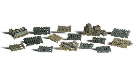 Woodland Scenics WA2161 N Gauge Figures - Assorted Skids