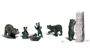 Woodland Scenics - O Gauge Black Bears
