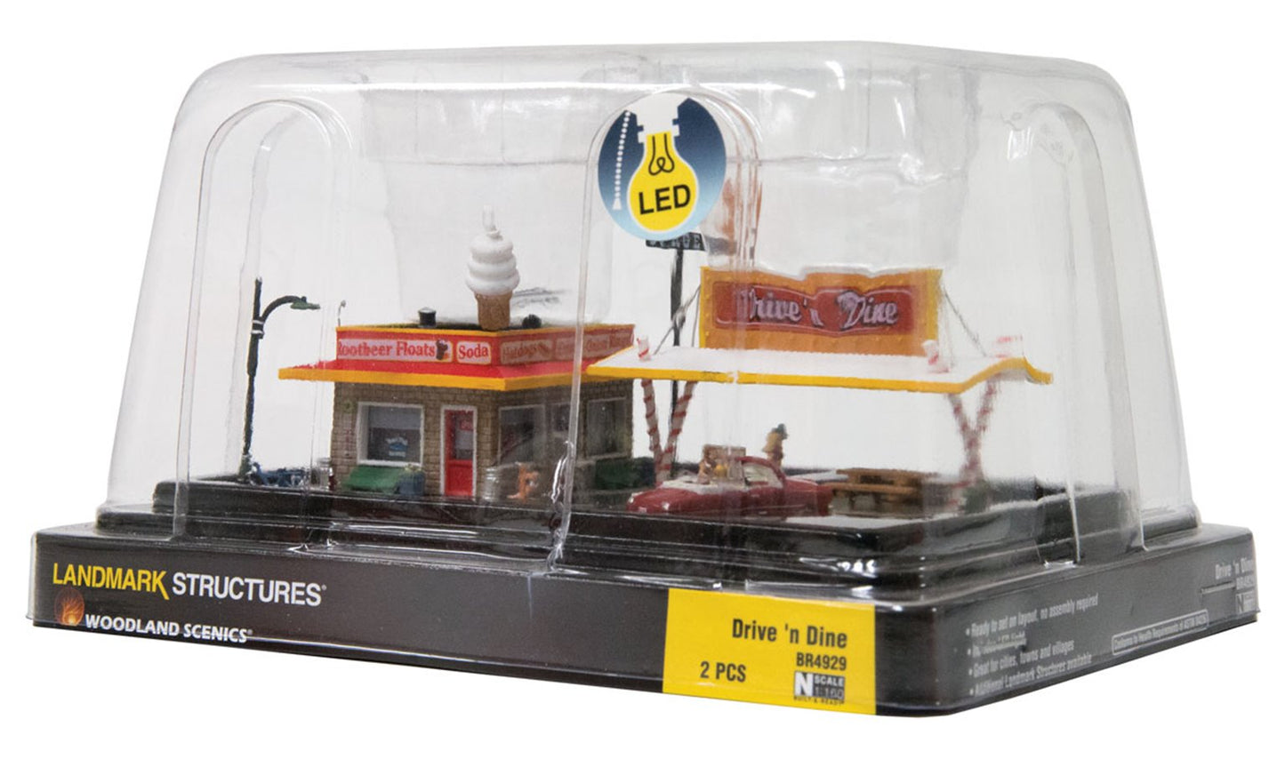 Woodland Scenics - N Gauge Buildings - Drive 'N' Dine